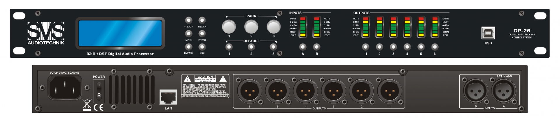 SVS Audiotechnik DP-26 Цифровой процессор: 2 входа 6 выходов в Нязепетровске