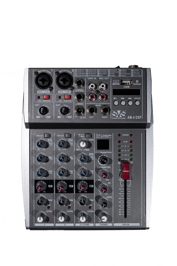SVS Audiotechnik mixers AM-4 DSP Аналоговый микшерный пульт, 4-канала в Нязепетровске